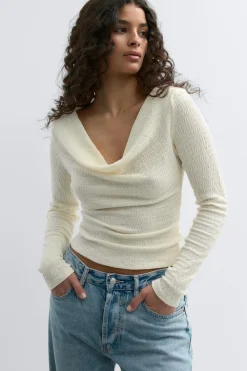Online Gina Tricot Open back top Wit