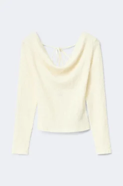 Online Gina Tricot Open back top Wit