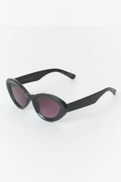 Gina Tricot Oval cat eye sunglasses Zwart
