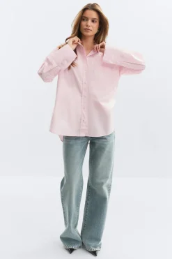 Sale Gina Tricot Oversized shirt Roze