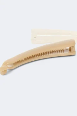 Clearance Gina Tricot 2-pack banana hair clip Wit