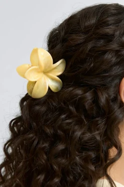 Online Gina Tricot 2-pack flower hair clips Beige