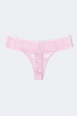 Best Gina Tricot 3-pack lace thong Blauw