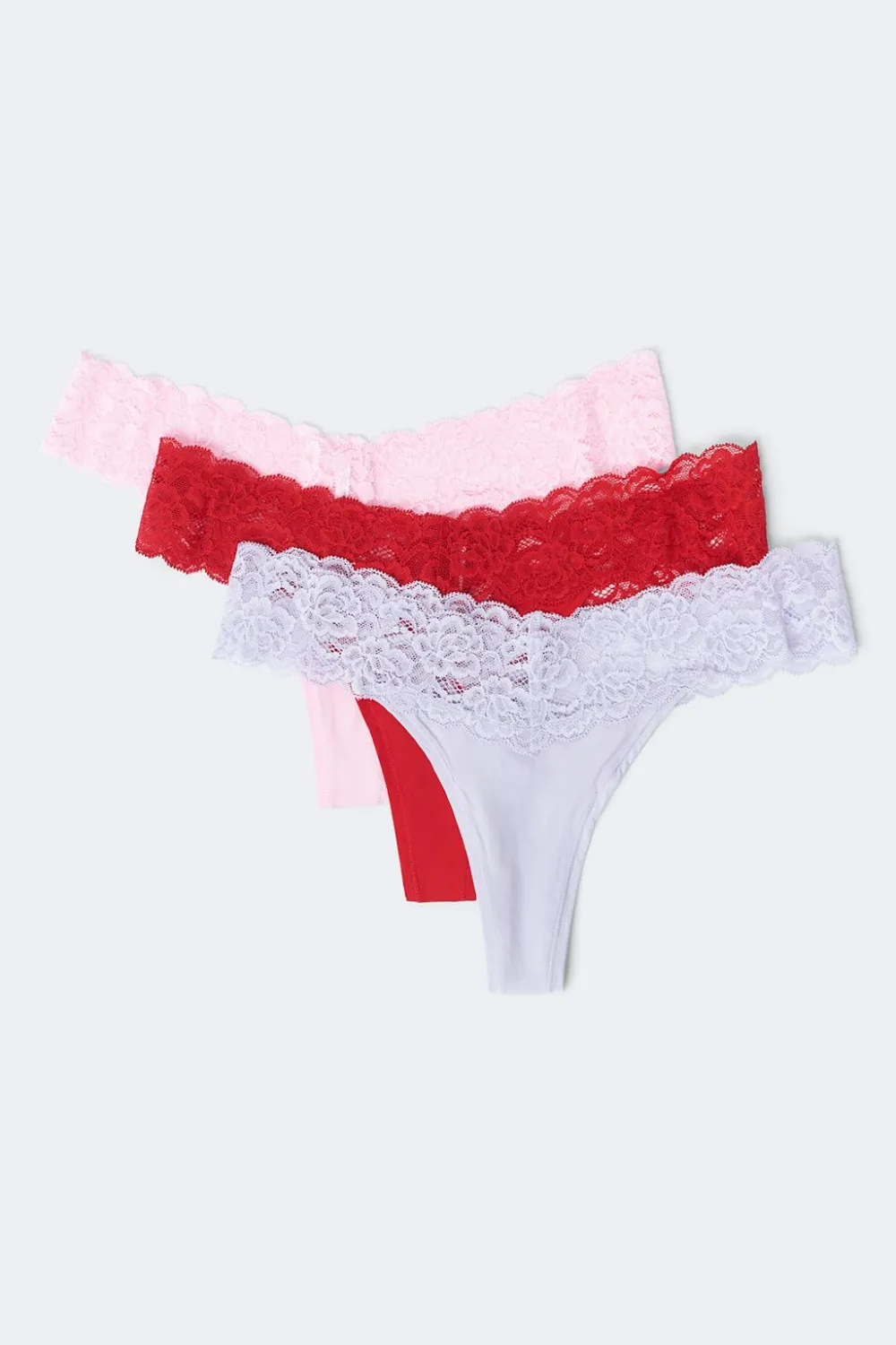 Discount Gina Tricot 3-pack soft micro thong Paars