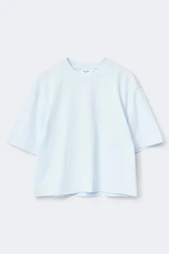 Hot Gina Tricot Perfect boxy tee Blauw