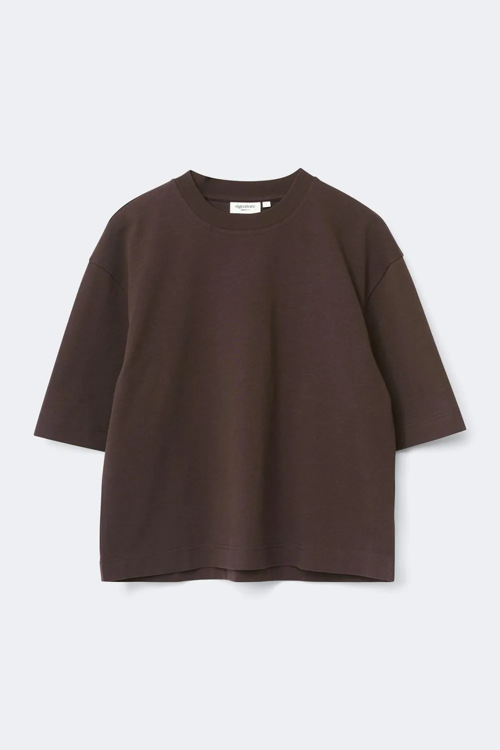 Hot Gina Tricot Perfect boxy tee Bruin
