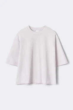 Online Gina Tricot Perfect boxy tee Paars