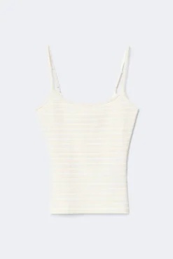 Sale Gina Tricot Perfect strap singlet Geel