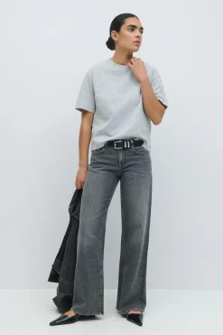 Gina Tricot Perfect tee Grijsv