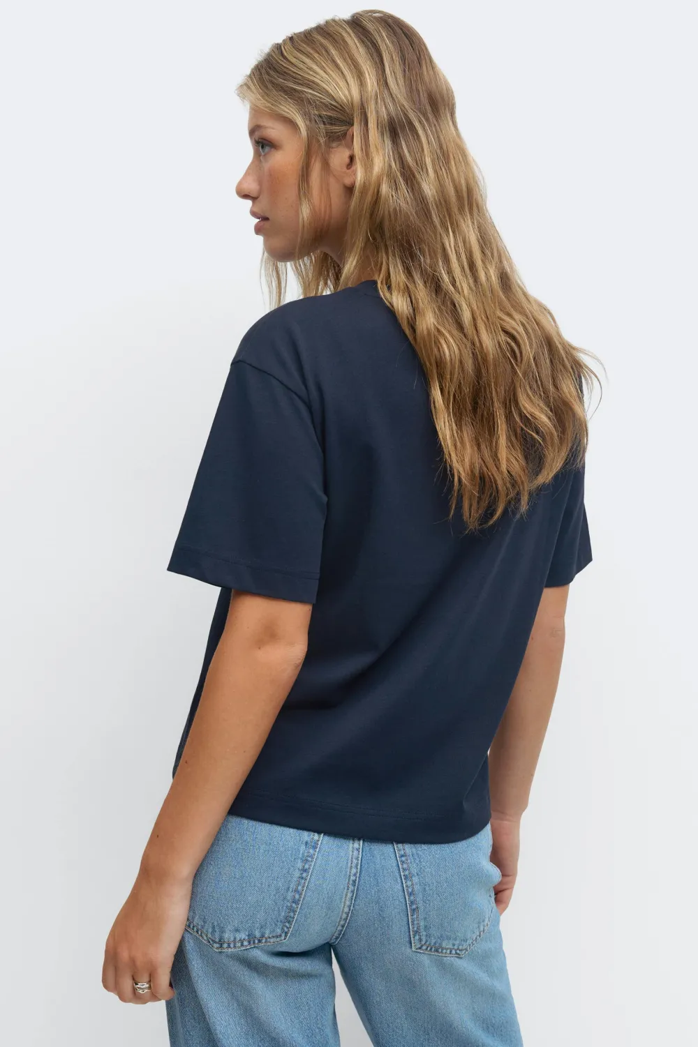 Discount Gina Tricot Perfect tee Blauw