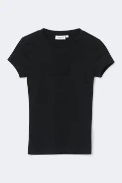 Clearance Gina Tricot Perfect tight tee Zwart