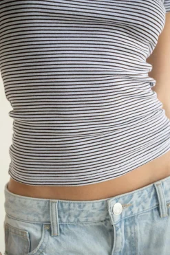 Hot Gina Tricot Perfect tight tee Blauw