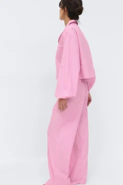 Discount Gina Tricot Poplin pyjamas trousers Roze