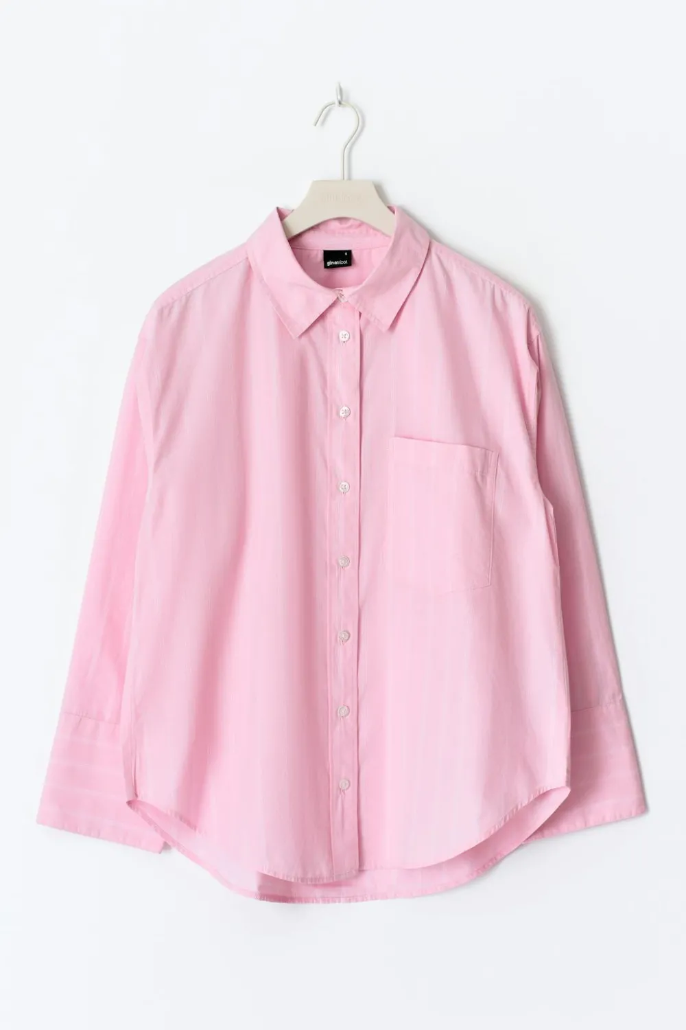 Clearance Gina Tricot Poplin shirt Roze