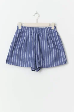 New Gina Tricot Poplin shorts Blauw