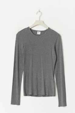 Sale Gina Tricot Premium long sleeve top Grijsv
