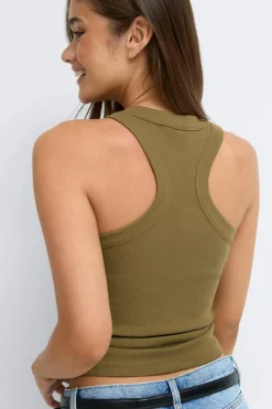 Best Gina Tricot Racerback tank Groen