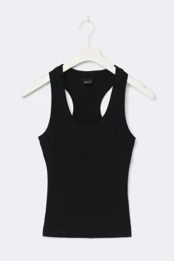 Clearance Gina Tricot Racerback tank Zwart