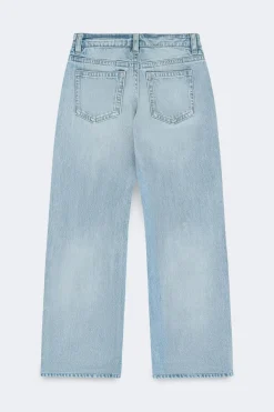 Online Gina Tricot Rebel low wide tall jeans Blauw