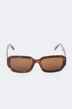 Online Gina Tricot Rectangular sunglasses Bruin