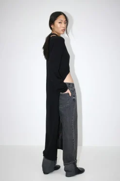 Discount Gina Tricot Remade fold up jeans Zwart