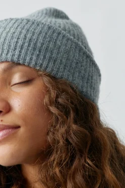 Clearance Gina Tricot Rib beanie Grijsv