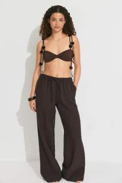 Discount Gina Tricot Rose strap bandeau Bruin