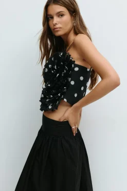 New Gina Tricot Rose top Zwart