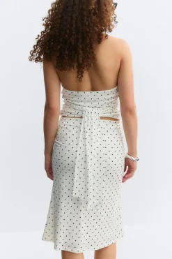 Online Gina Tricot 90s midi skirt Zwart