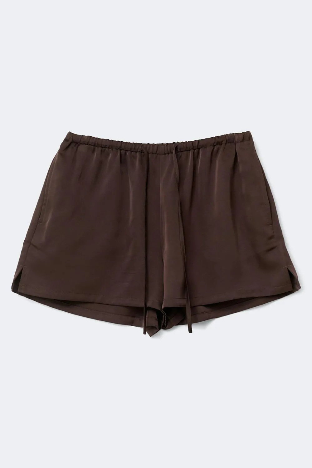 Discount Gina Tricot Satin drawstring shorts Bruin