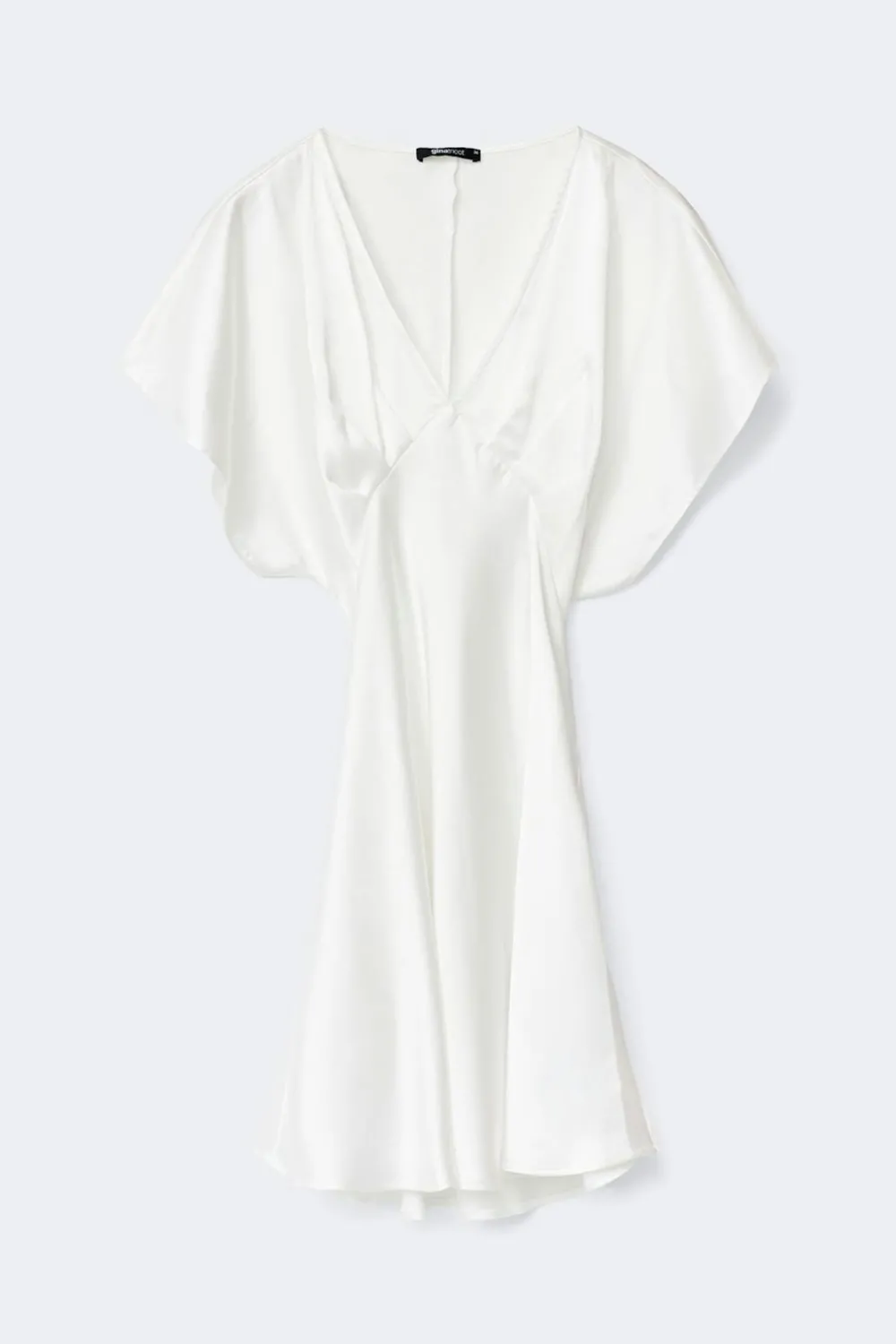 Hot Gina Tricot Satin mini dress Wit