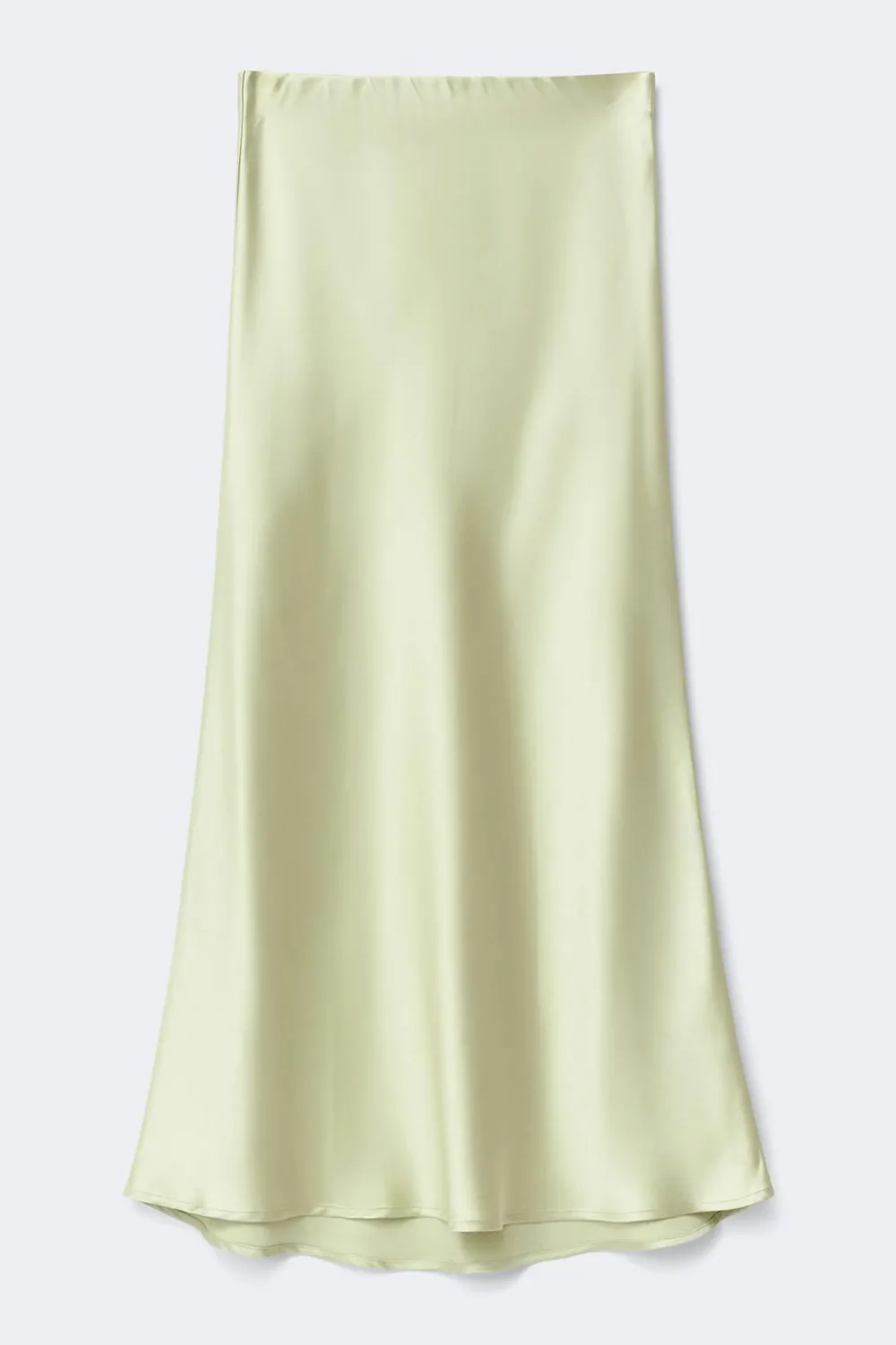 Gina Tricot Satin skirt Groen