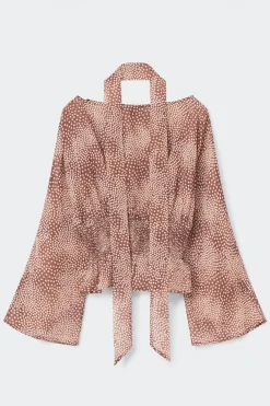 Hot Gina Tricot Scarf blouse Bruin