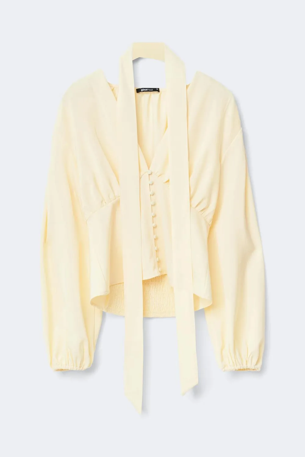 Gina Tricot Scarf top Geel