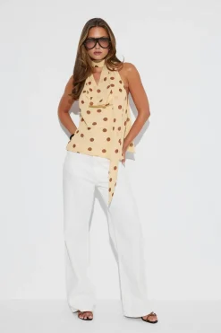 Hot Gina Tricot Scarf top Geel