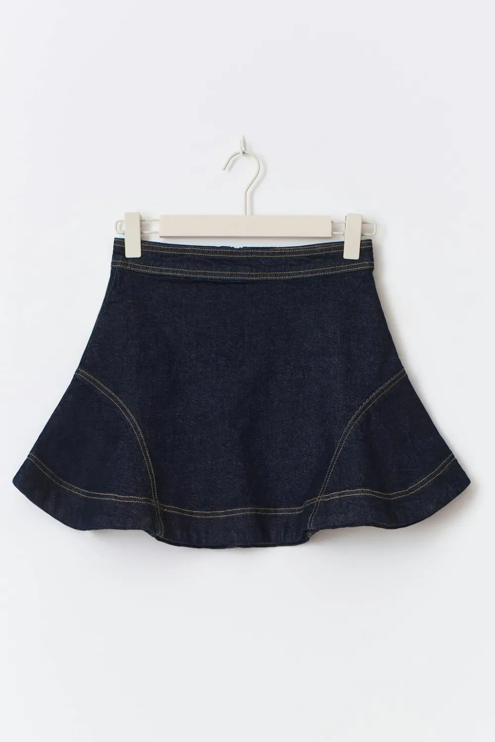 Sale Gina Tricot Sculpted denim skirt Blauw