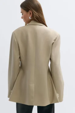 Sale Gina Tricot Shaped blazer Beige