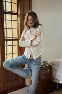 Discount Gina Tricot Shaped blouse Wit