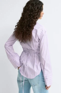 Best Gina Tricot Shaped blouse Paars