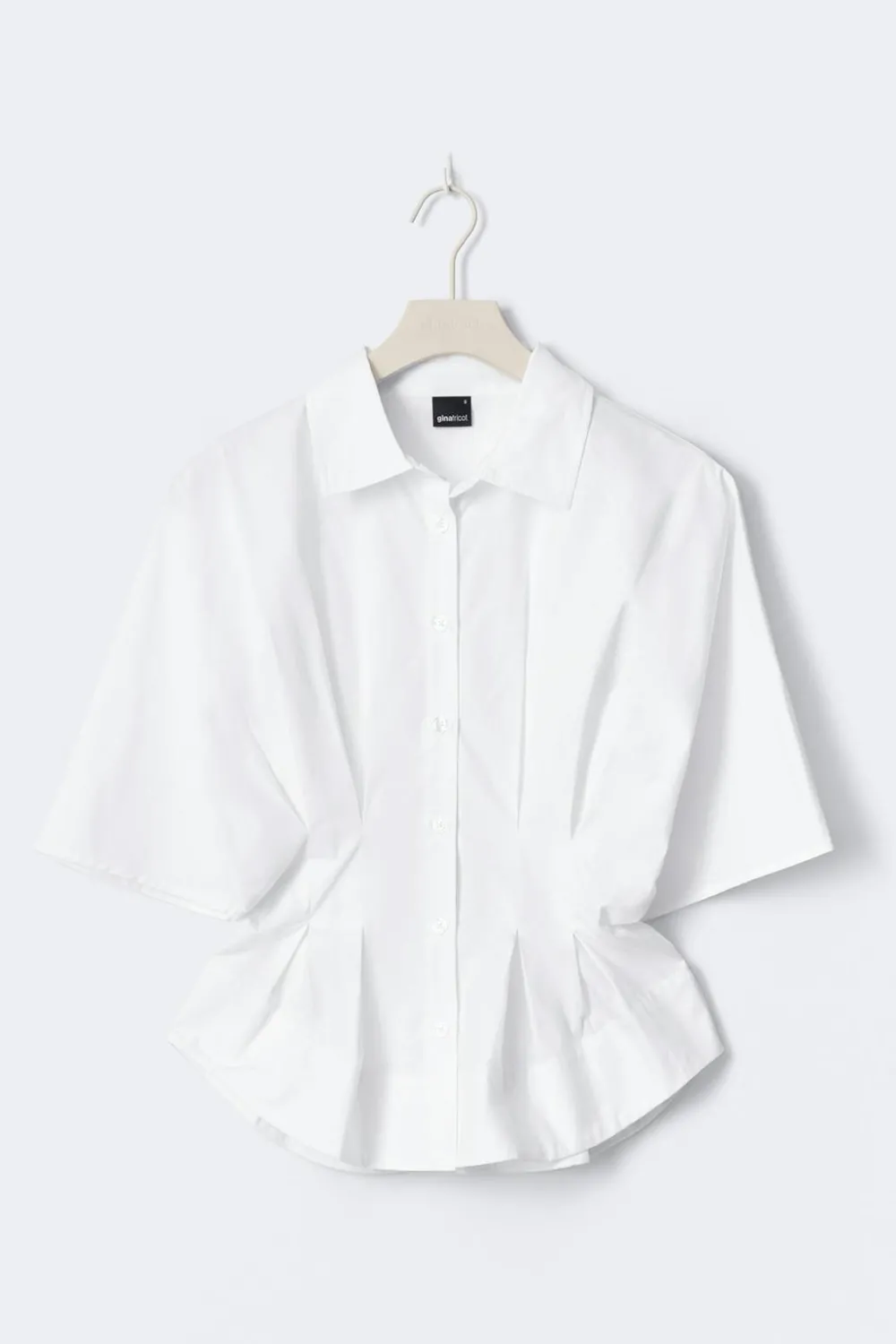 New Gina Tricot Shaped shirt Wit