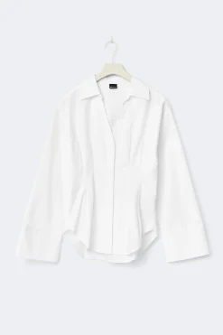 Gina Tricot Shaped shirt Wit