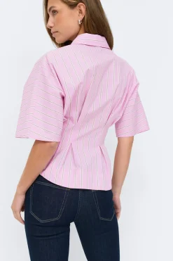 Outlet Gina Tricot Shaped shirt Roze