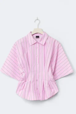 Outlet Gina Tricot Shaped shirt Roze