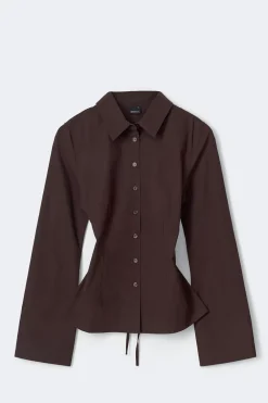 Best Gina Tricot Shaped tie blouse Bruin