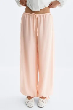 Outlet Gina Tricot Sheer balloon trousers Roze