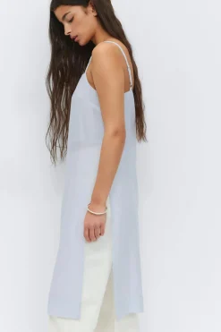 Outlet Gina Tricot Sheer dress Blauw