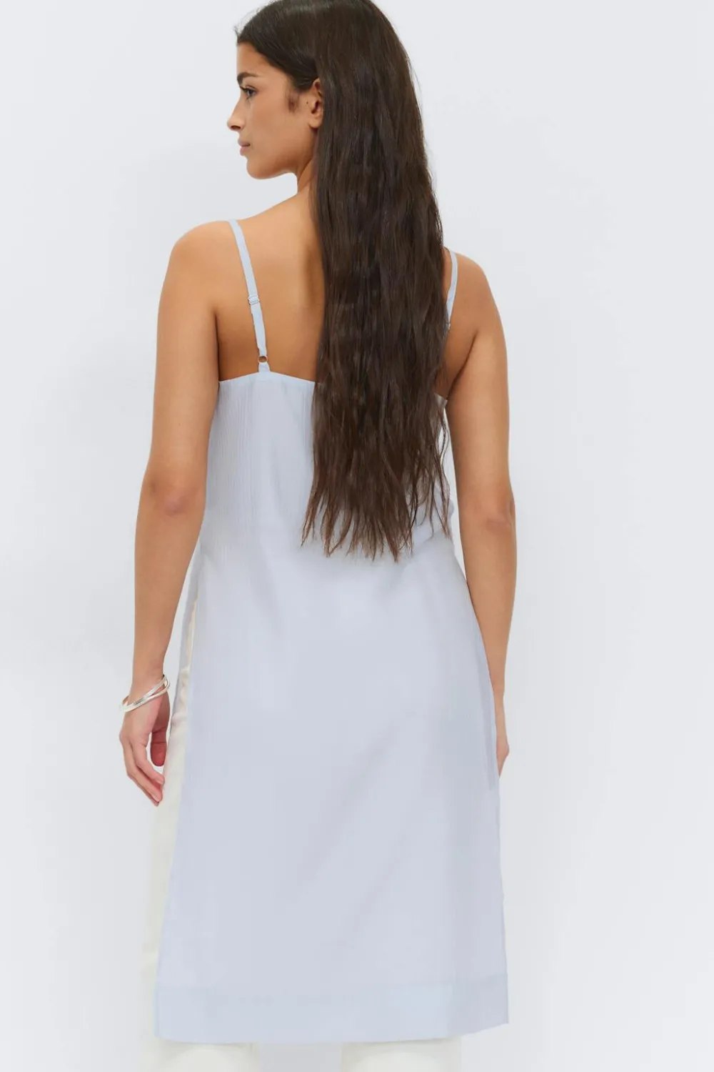 Outlet Gina Tricot Sheer dress Blauw