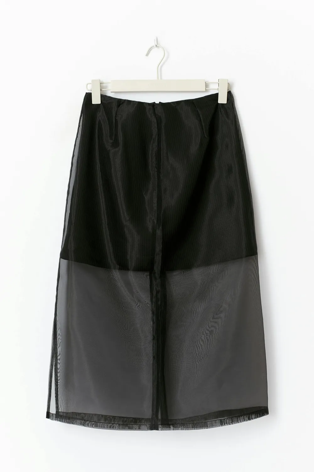 Hot Gina Tricot Sheer skirt Zwart