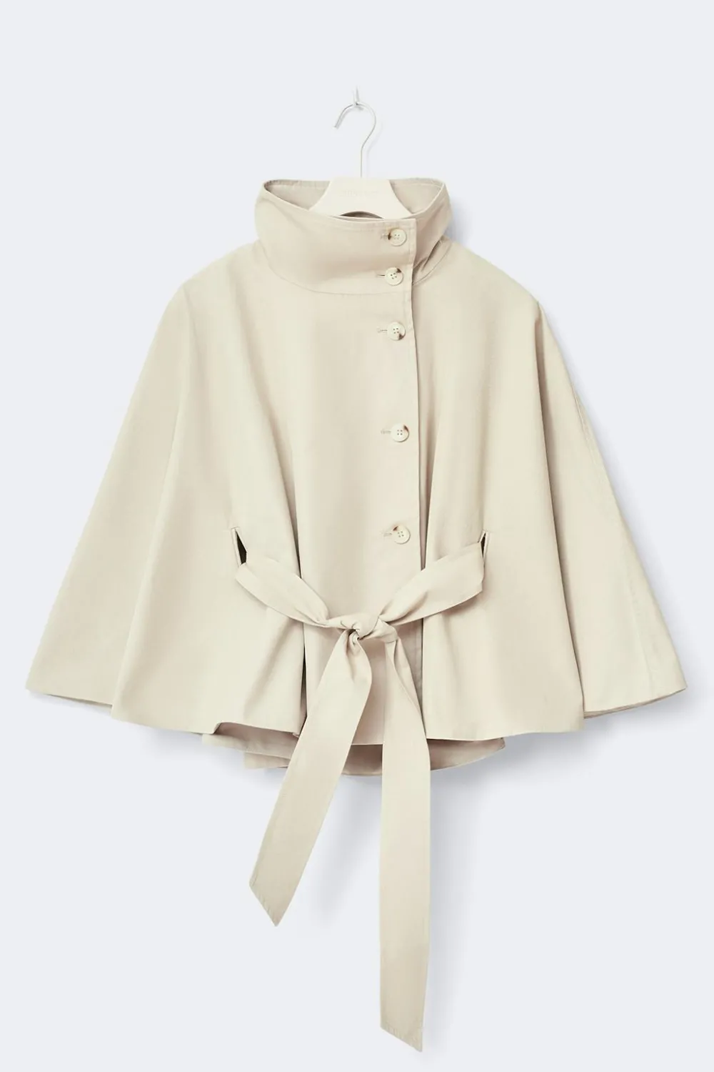 Discount Gina Tricot Short cape trench jacket Beige