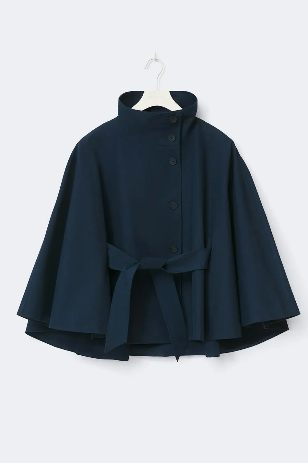 New Gina Tricot Short cape trench jacket Blauw